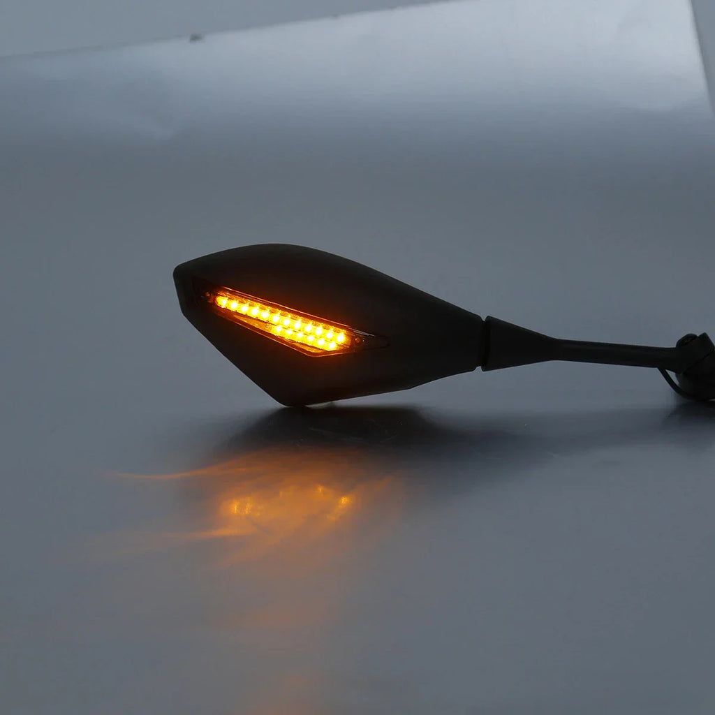 LED Turn Signal Mirrors for Honda CBR600RR (2003-2024) & CBR1000RR (2004-2007)