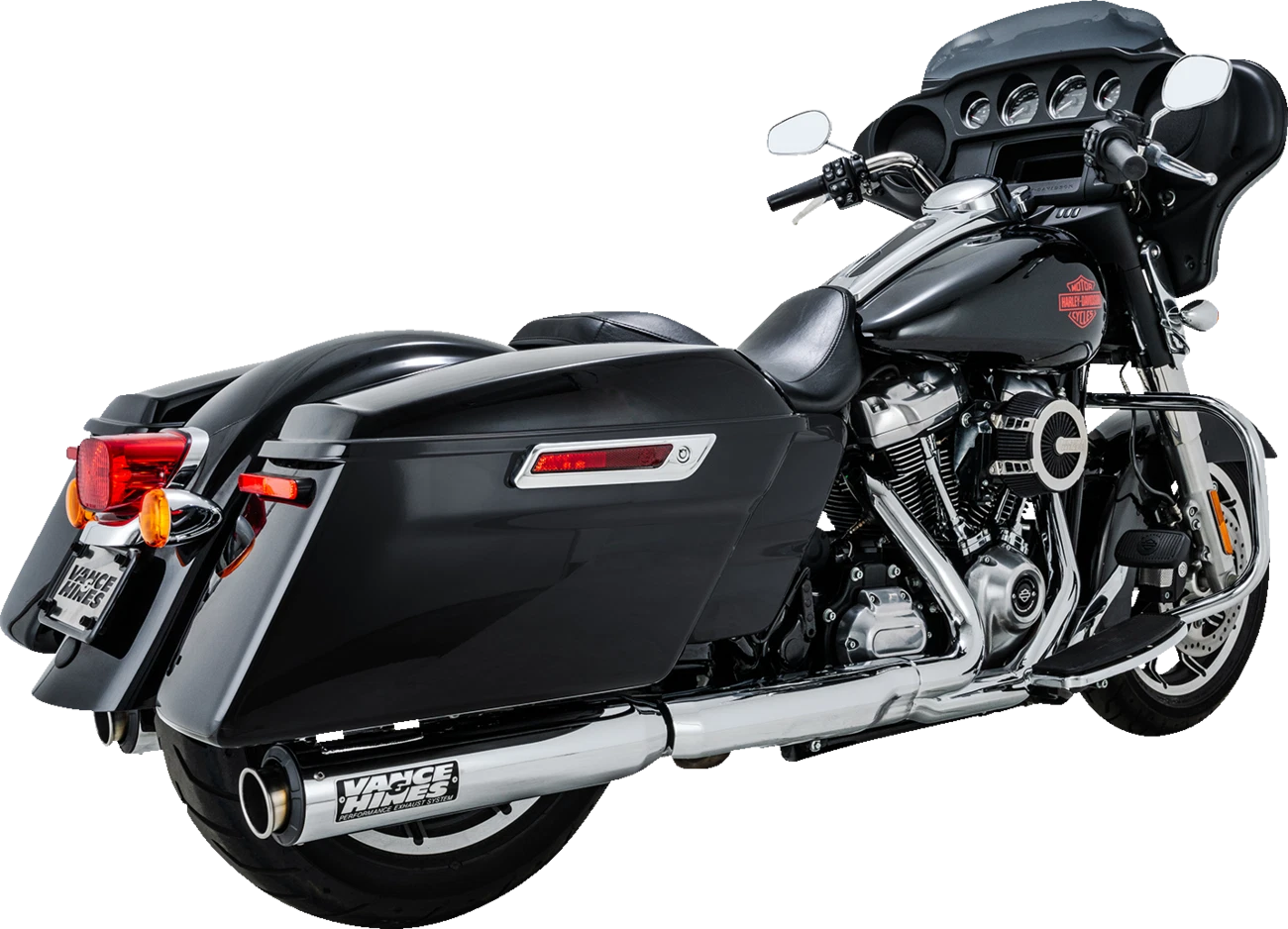 Vance & Hines Supersport Slip-On Mufflers for Touring (16721) - Chrome