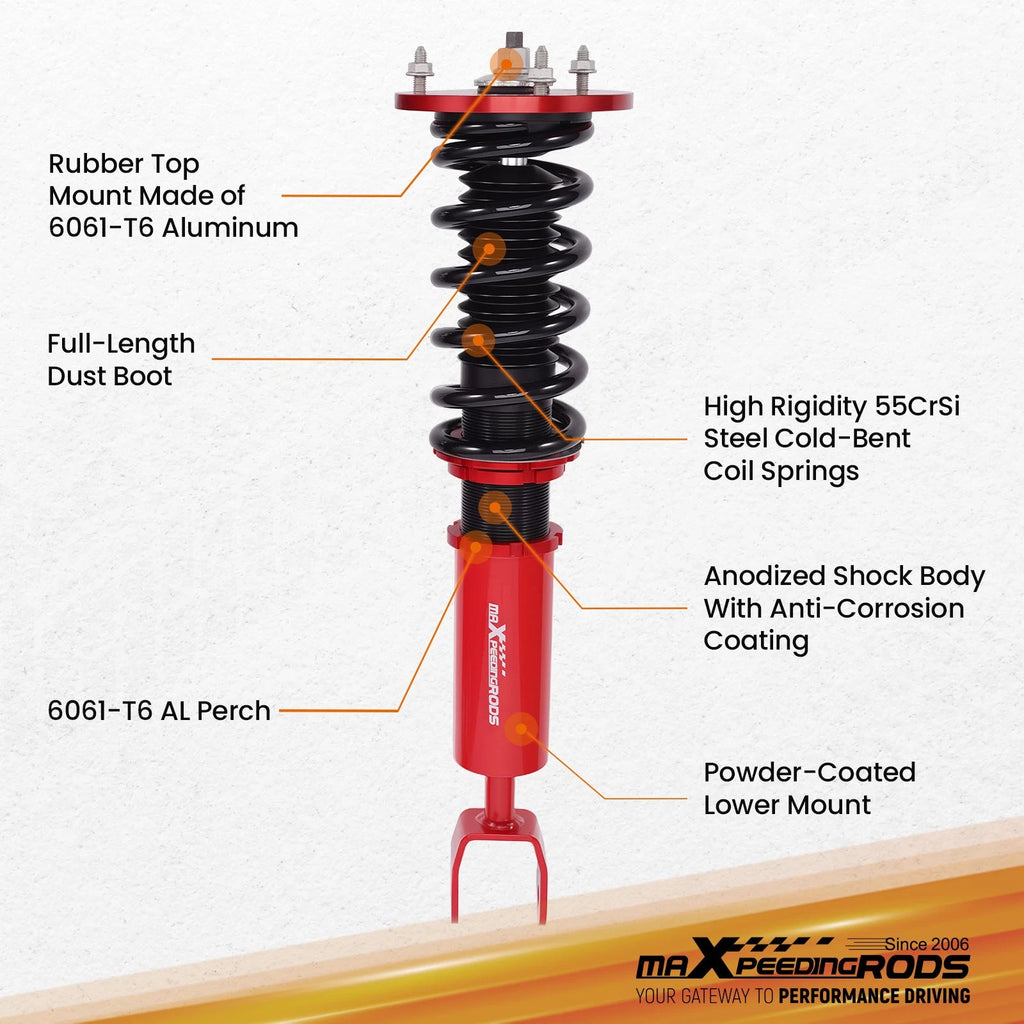 Coilover Lowering Kit for Toyota Supra MK4 (1993-1998)