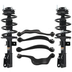 Set of 6 Front Struts & Rear Upper Control Arms for Buick Enclave (2008–2012)
