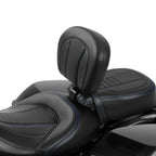 Low-Profile Seats & Backrest for Harley Touring (2009–2023)