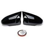 LH+RH Black Rear View Mirror Cap Cover for Toyota C-HR (2017–21)