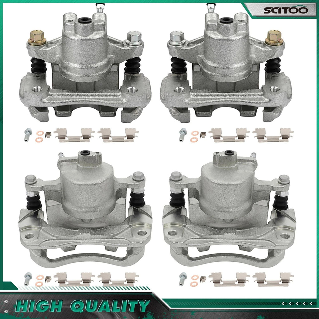 Set of 4 Front Rear Brake Calipers for Toyota Camry (2005–2006)