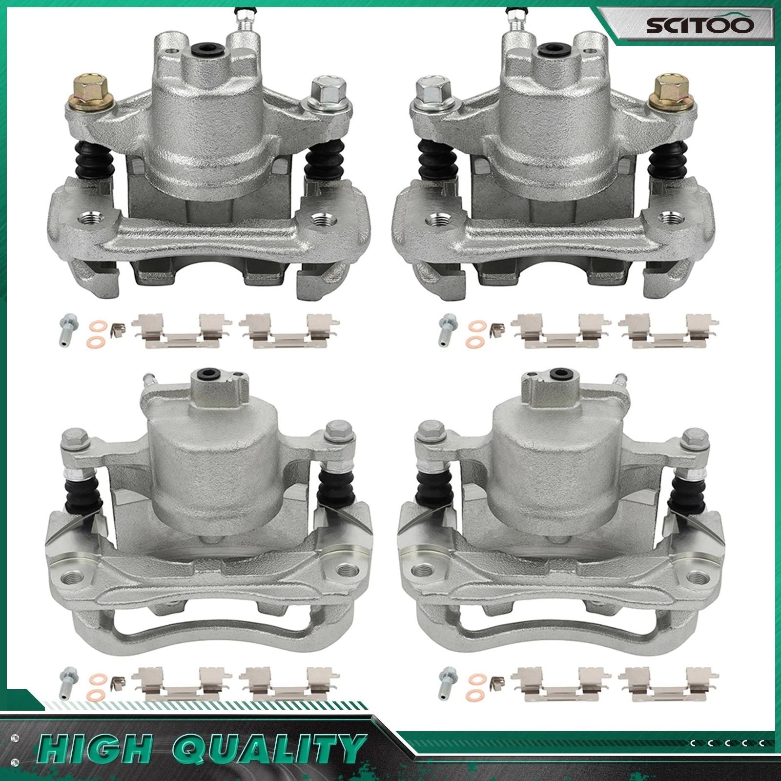 Set of 4 Front Rear Brake Calipers for Toyota Camry (2005–2006)