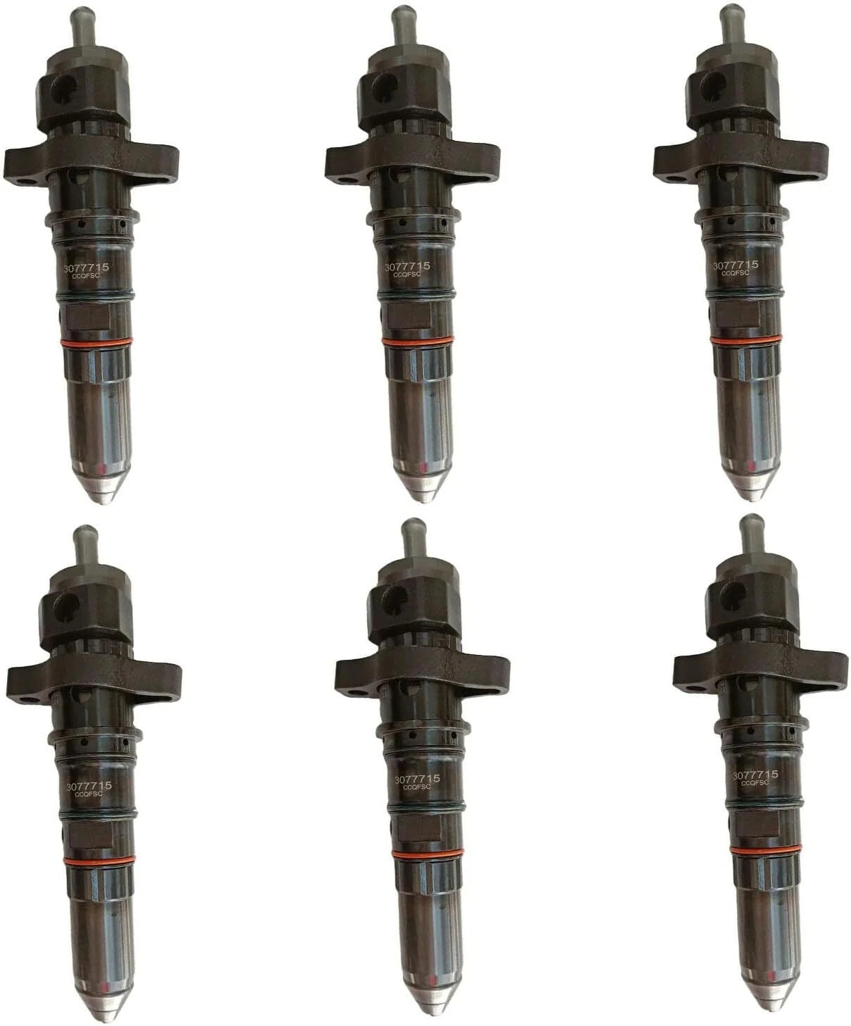 6X Fuel Injector 3077715 for Cummins PT K19 KTA19 (Diesel Engine)