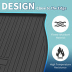 Flat Face Cargo Liner Rear Trunk Mat for Toyota Venza (2022–2024) TPE 1 Pc