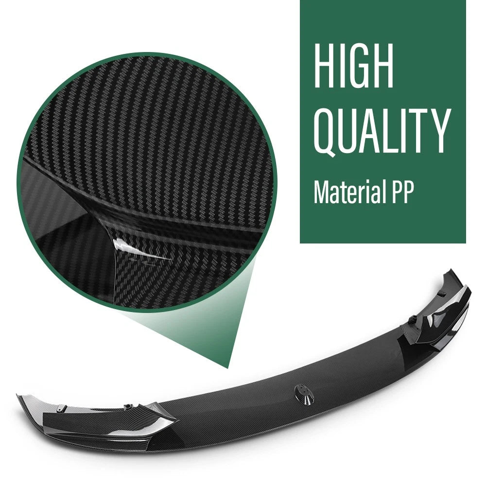 Carbon Look Front Bumper Lip Spoiler for BMW F10 535i 528i 550i