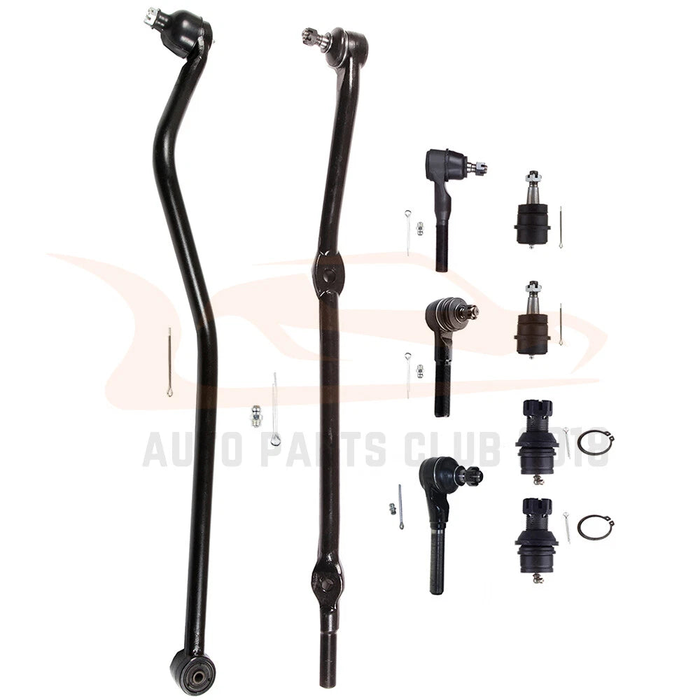Set of 9 Ball Joints and Tie Rods for Jeep Cherokee (1991–2001)