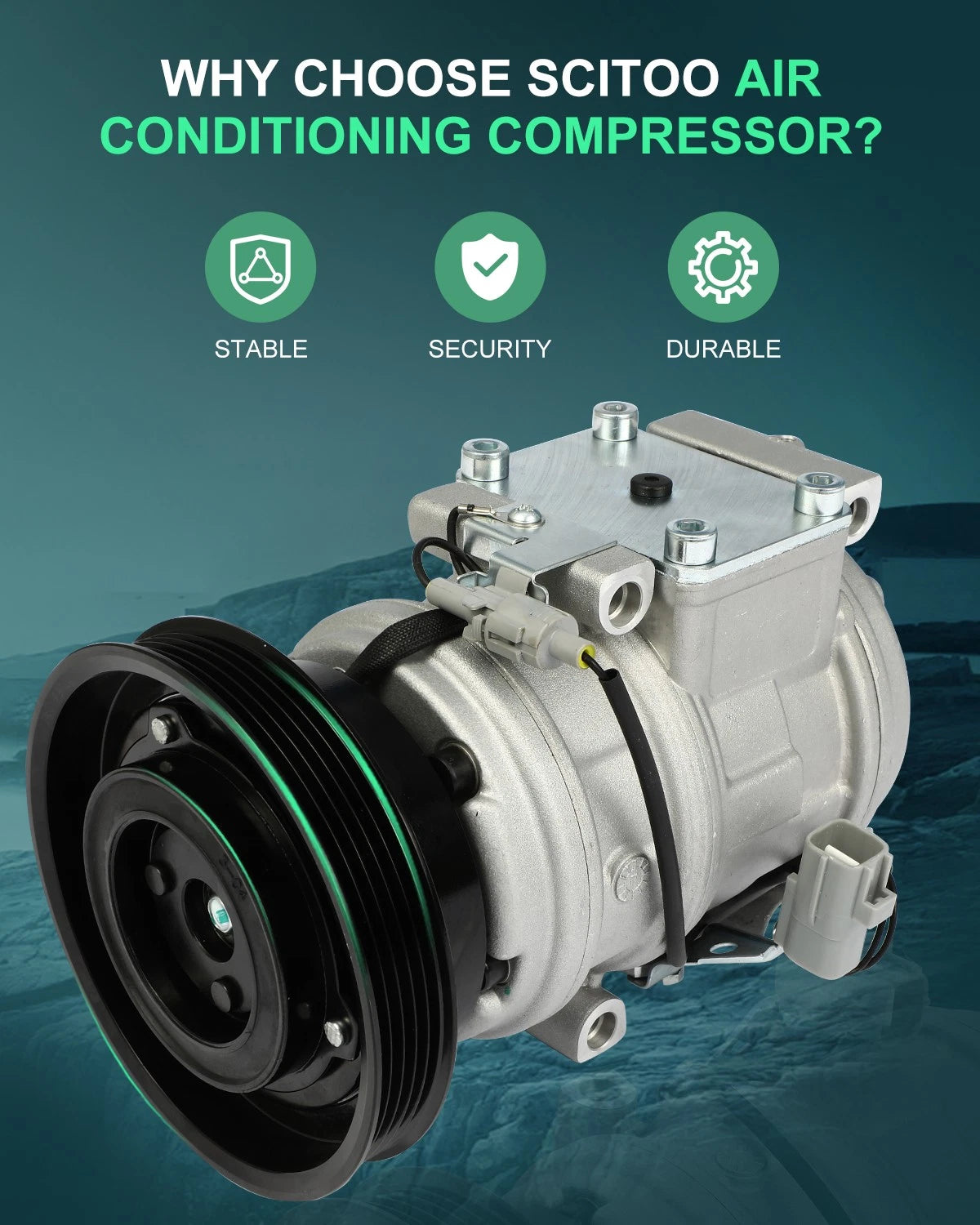 A/C Compressor for Toyota Celica, Solara (1997–2001) 10PA17C 57398 2.0 2.2.5L