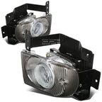 Pair of Clear Lens Fog Light Lamps for Honda Civic Sedan (1992–1995)