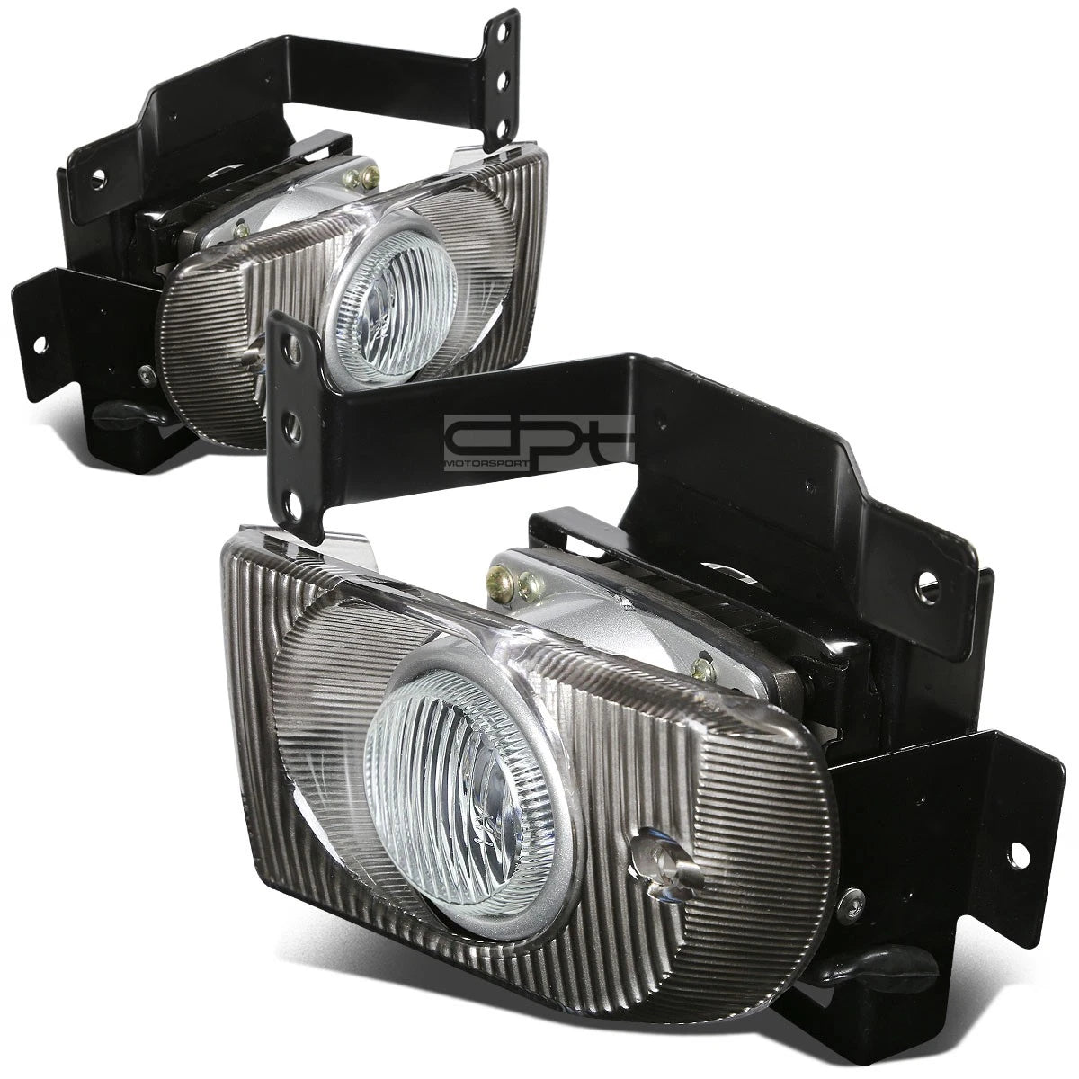 Pair of Clear Lens Fog Light Lamps for Honda Civic Sedan (1992–1995)