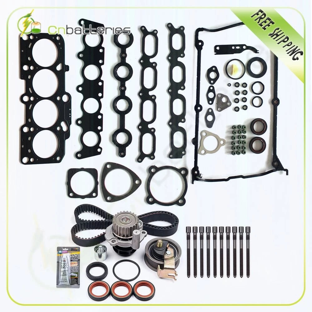 Head Gasket Bolts & Timing Belt Kit for Volkswagen Jetta Audi A4 (2000–2006)