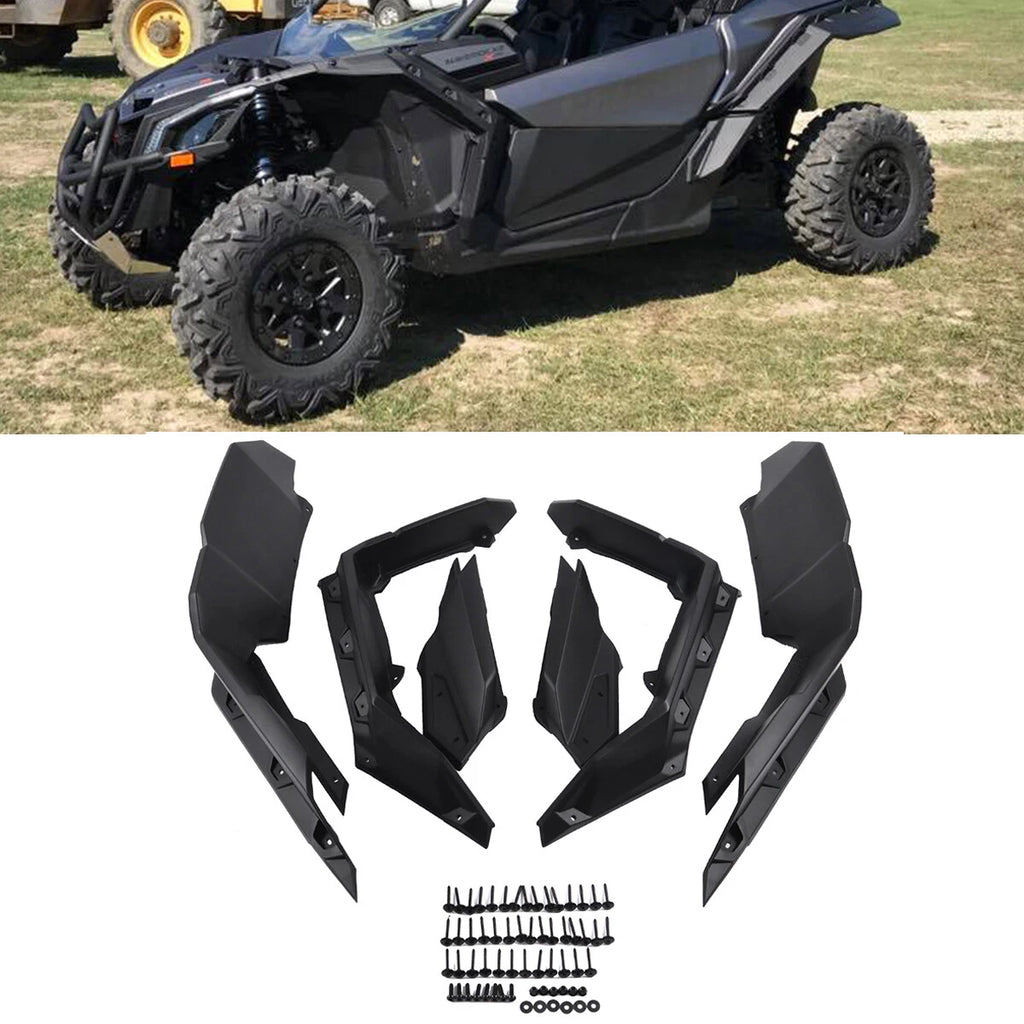 Set of 4 Fender Flares for Can-Am Maverick X3 Turbo R