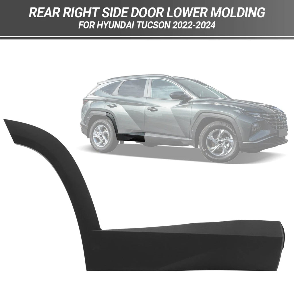 Rear Right Side Door Lower Molding for Hyundai Tucson (2022–2025) 87732CW000CA