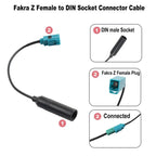 Car Stereo FM AM Radio Antenna Adapter Cable Fakra Z Male Female