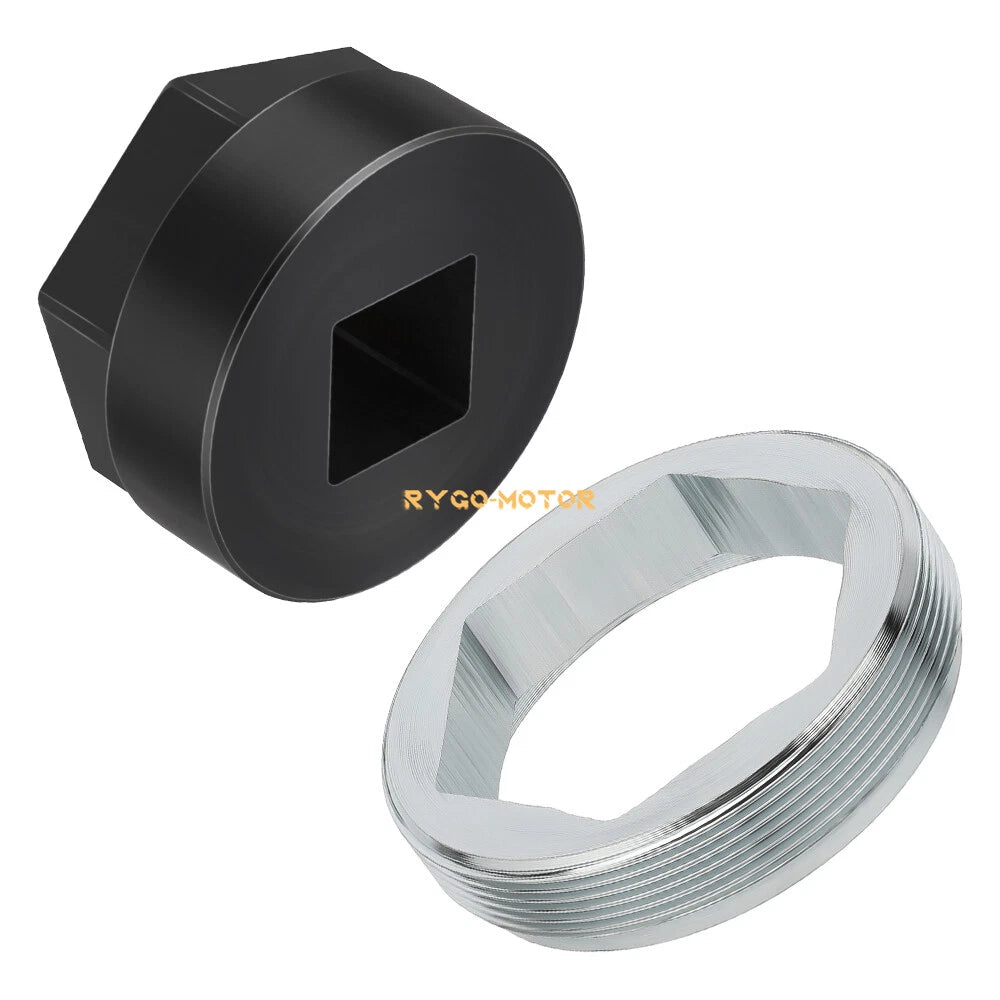 Steering Stem Bearing Holder Nut & Tool for Yamaha Big Bear 350 400 (1990–2006)