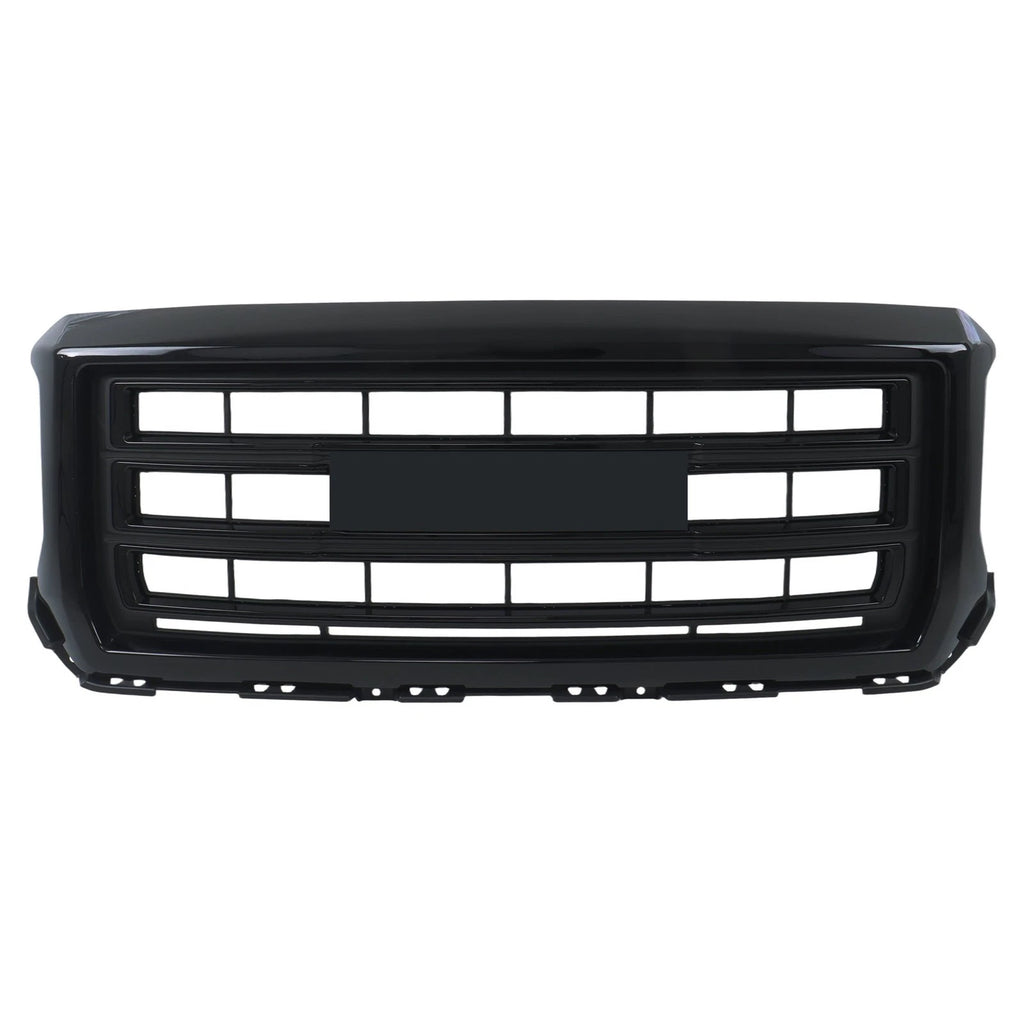 Gloss Black Front Bumper Grill for GMC Sierra 1500 (2014-2015)