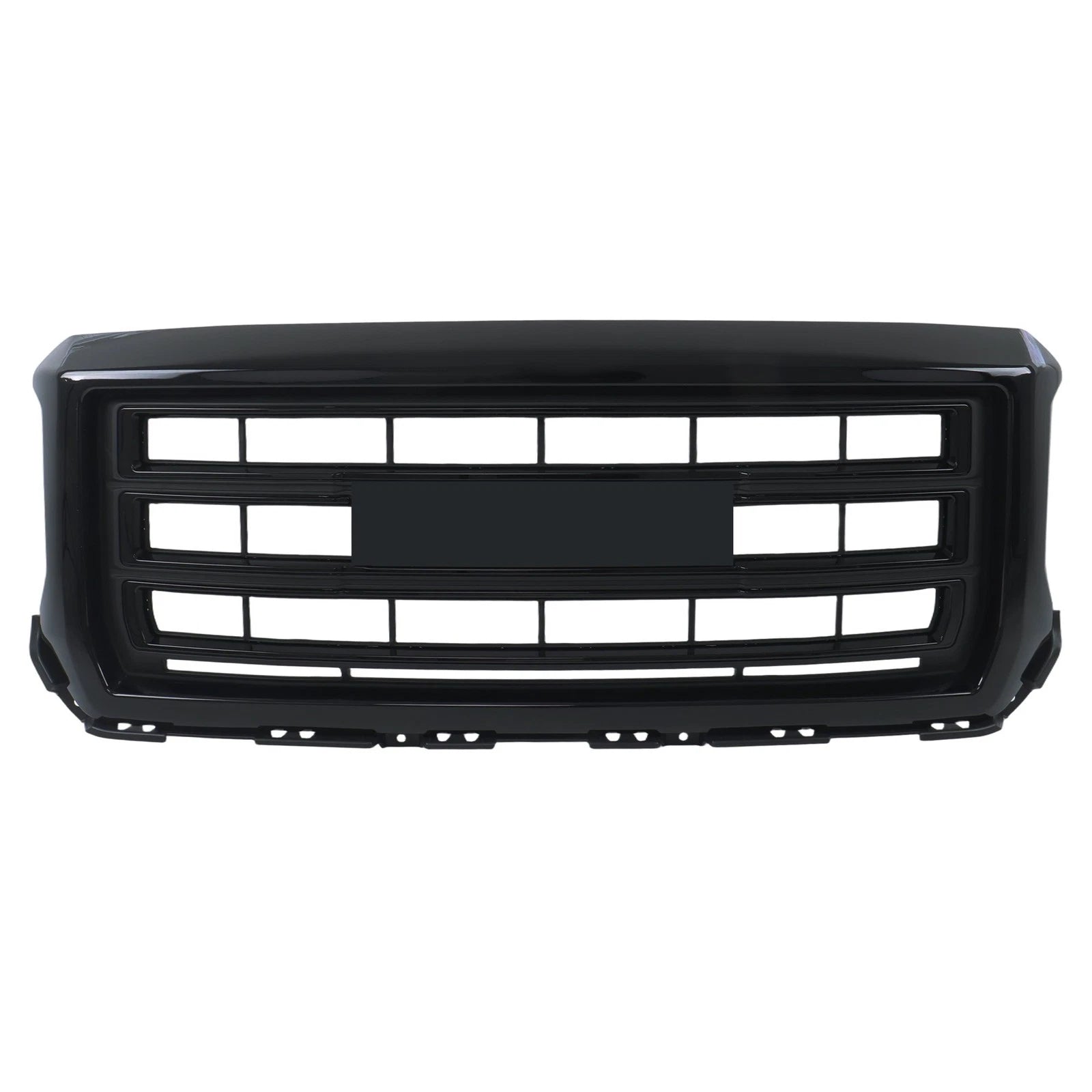 Gloss Black Front Bumper Grill for GMC Sierra 1500 (2014-2015)