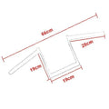 7/8" 22mm Motorcycle Z-Bar Drag Handlebar for Bobber Chopper Cafe Racer