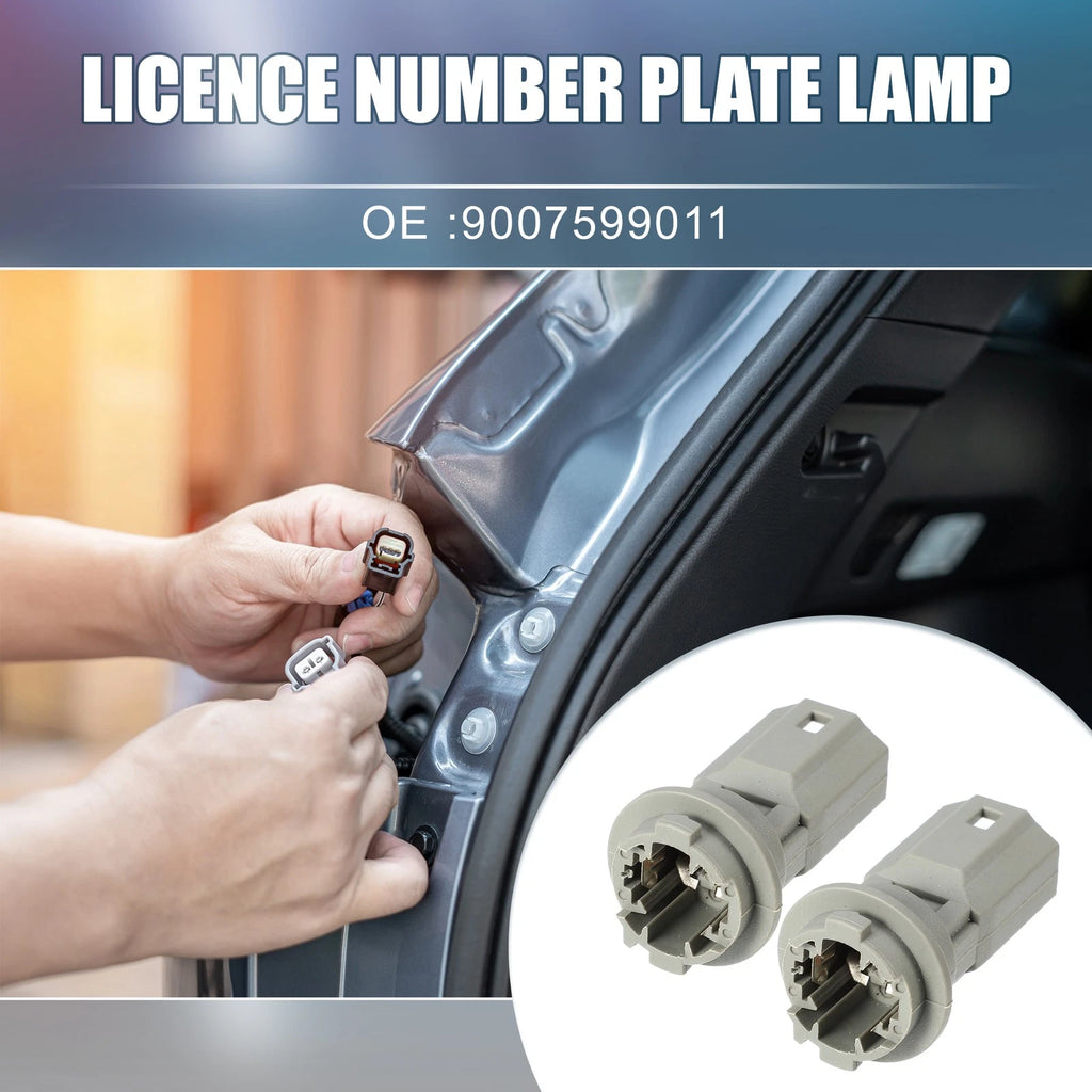 Set of 2 License Plate Lamp Socket for Scion TC (2005–2016)