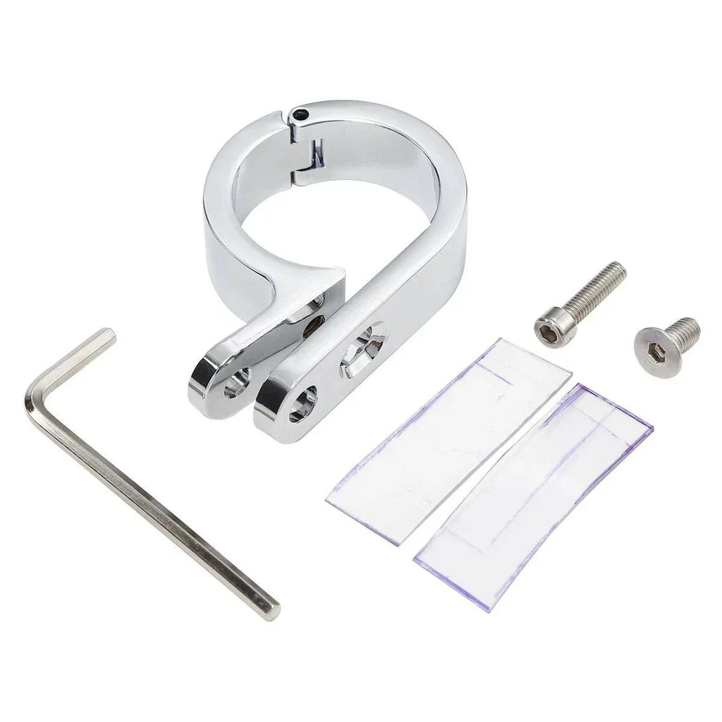 1 1/4" Chrome Universal Handlebar Mounts for Harley