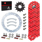 Drive Chain 520 Front 13T Rear 40T Sprocket for Yamaha Warrior (2002-2006)