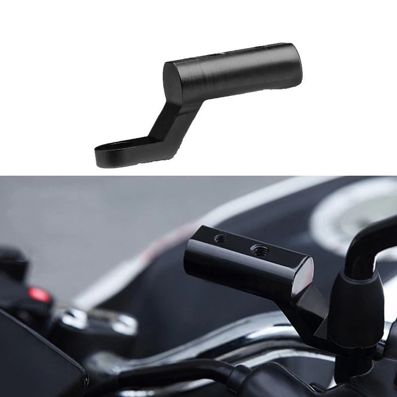 M6/M8 Motorcycle Mirror Light Extenders for Universal Fit (Universal)