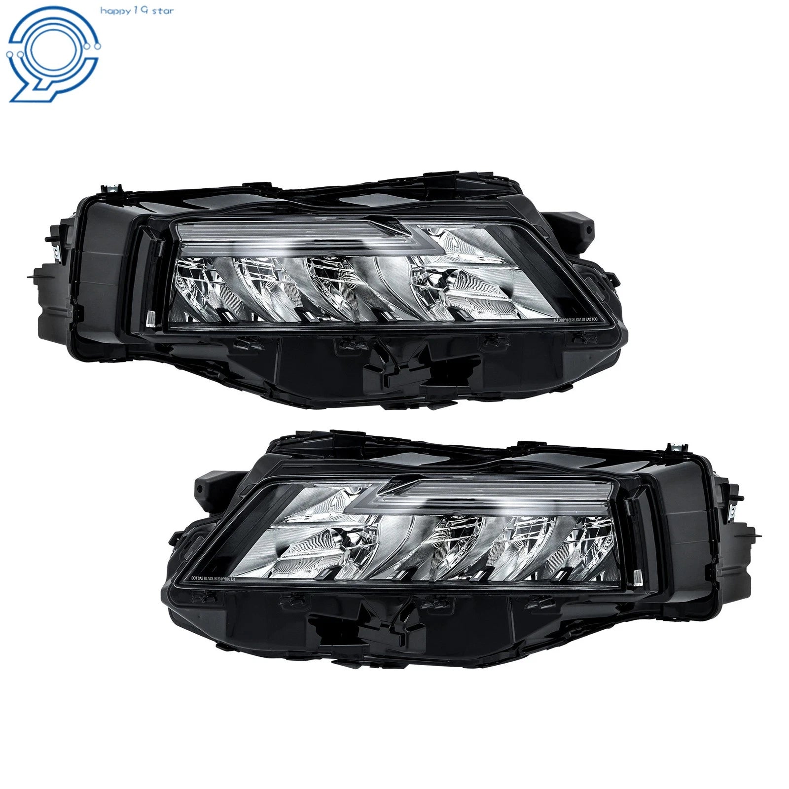 Pair Full LED Projector Headlights for Nissan Rogue (2021-2023)