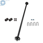 2000lb Trailer Axle for Light Trailers (5 Lug, 72" Hub Face, 58" Spring Center)