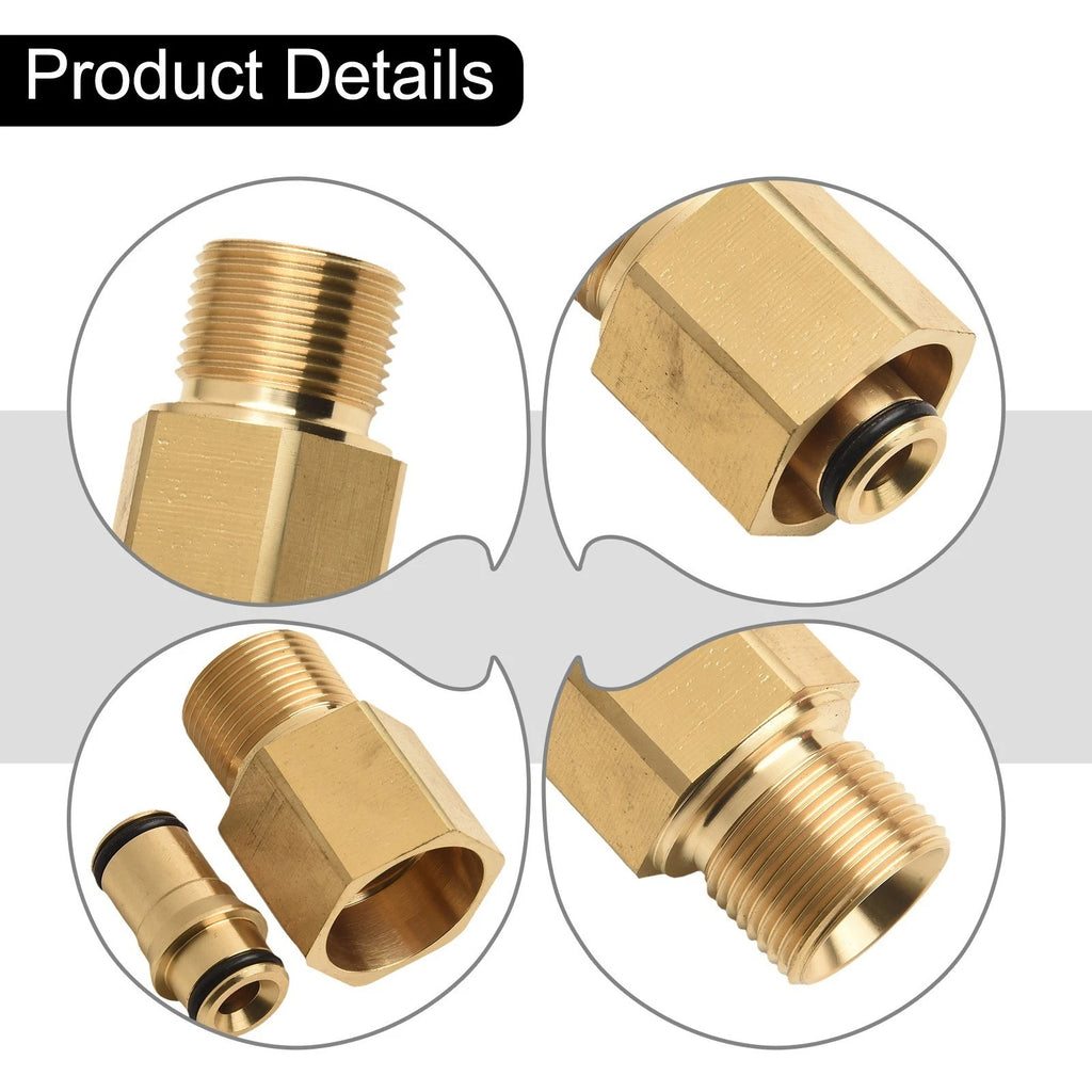 M22 Brass Male High Pressure Hose Adapter for Pressure Washer