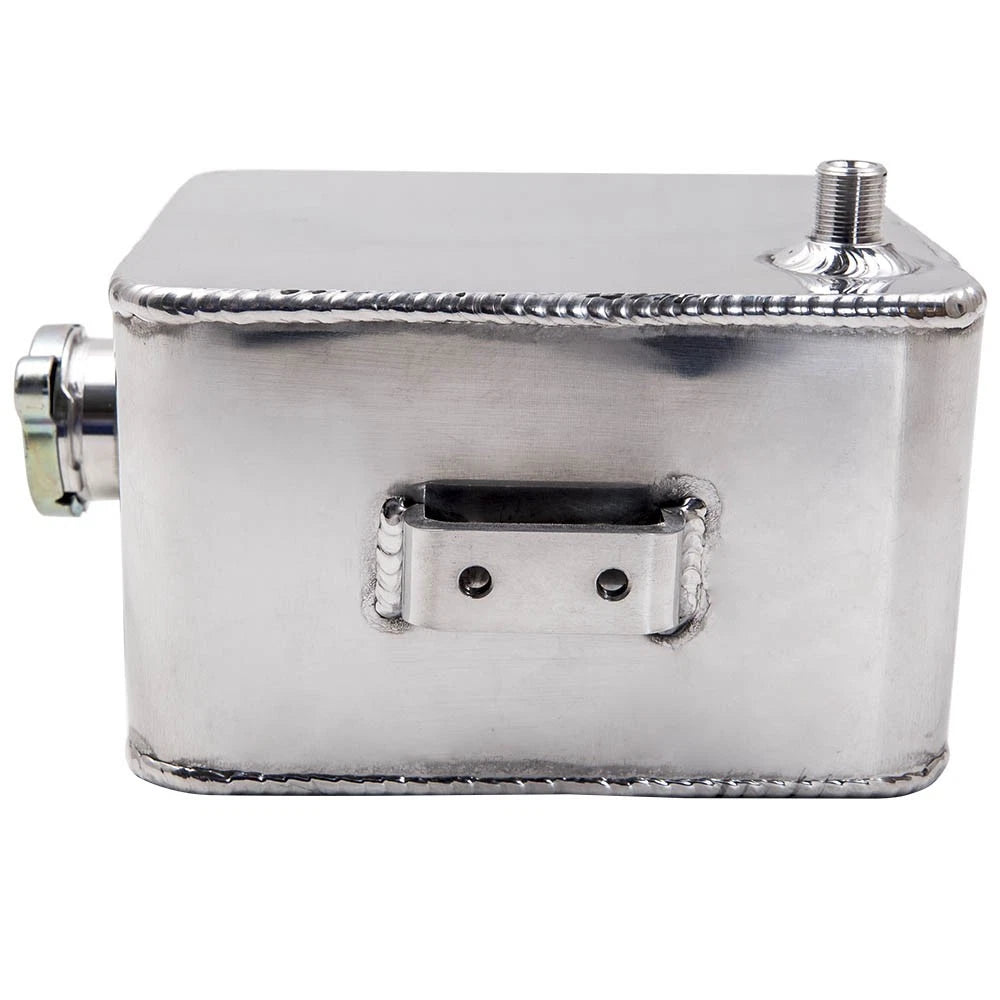 2.5L Aluminum Water Coolant Radiator Overflow Tank for Universal Car