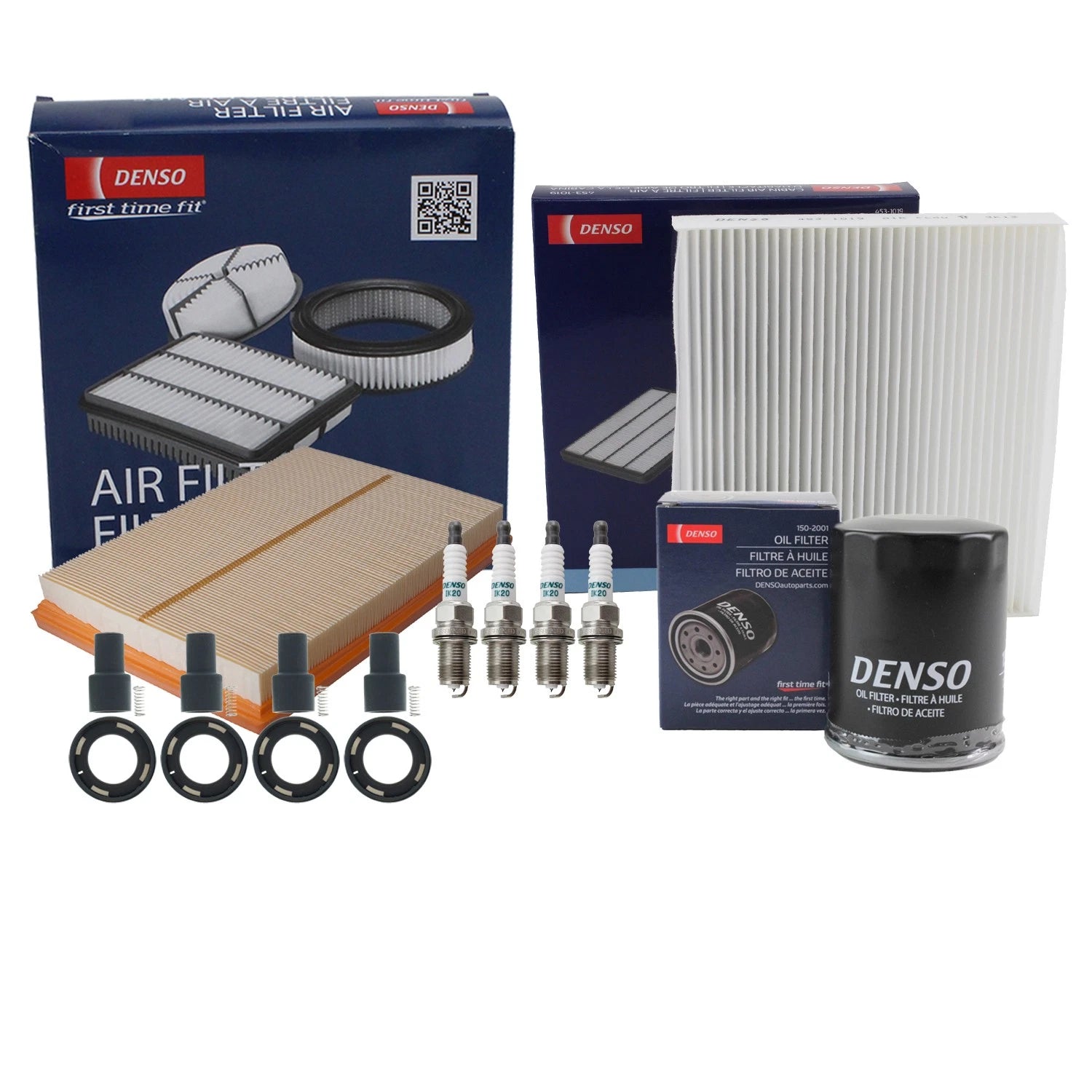 Tune Up Kit 4 Spark Plugs & Boots for Lexus HS250h (2010–2012)