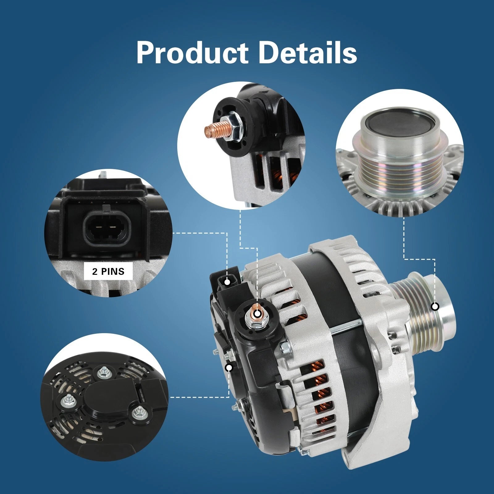 Alternator for Chevrolet Silverado Escalade Yukon Camaro (2015-2020)