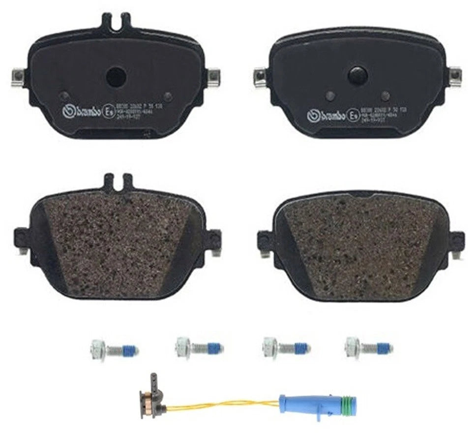 Brembo Rear Low-Met Brake Pads & Sensor Kit for MB C257 W213 S213 (N293 A238 C238)