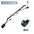 2X Glow Plug Wiring Harness 8C3Z9D930AA 8C3Z12A690BA for Ford F-250 F-350 (2008–2010)