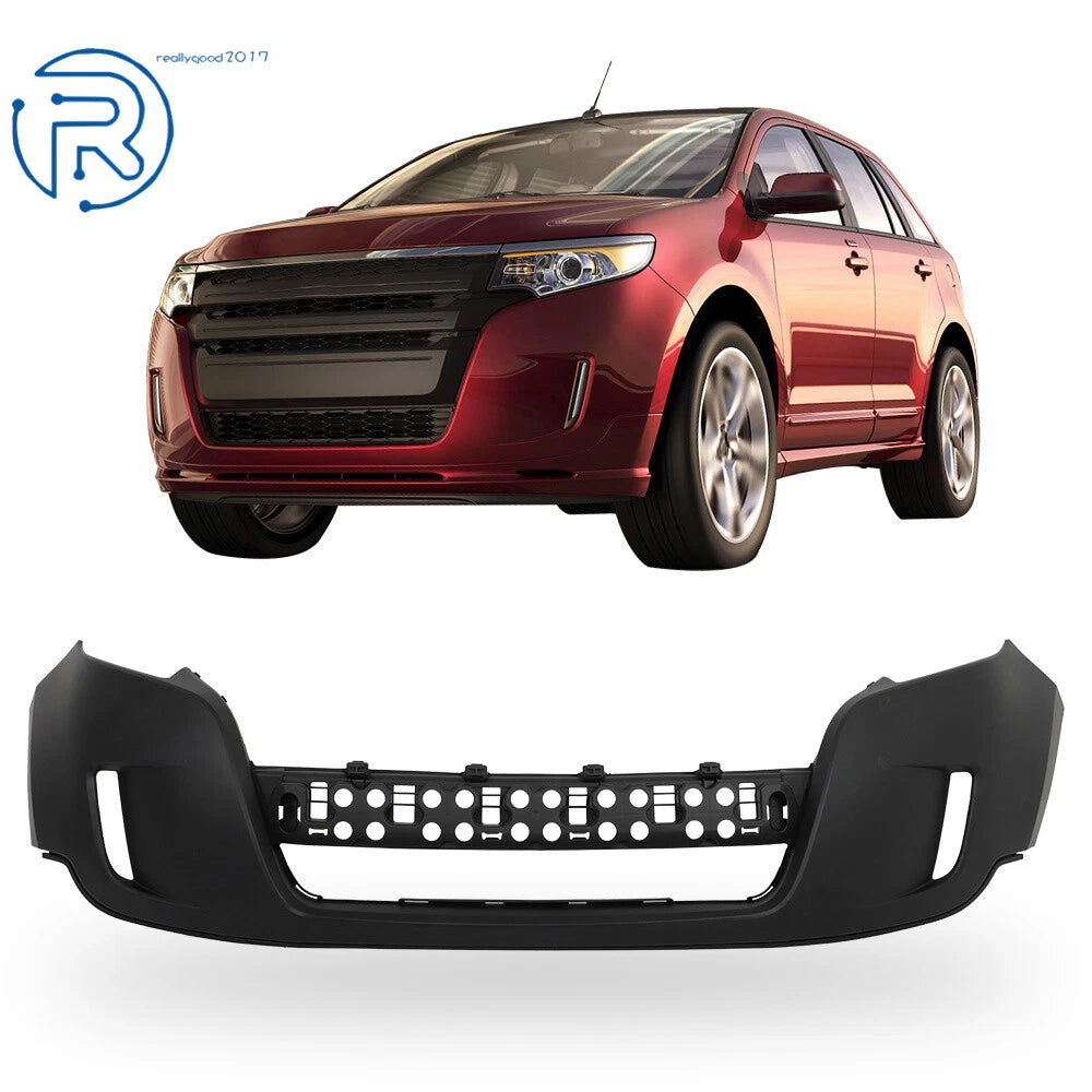 Front Upper Bumper Cover for Ford Edge (2011–2014) Primed Black