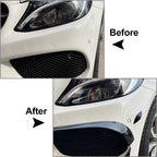Bumper Lip Splitter Spoiler Canards for Mercedes Benz C-Class (2015-2018)