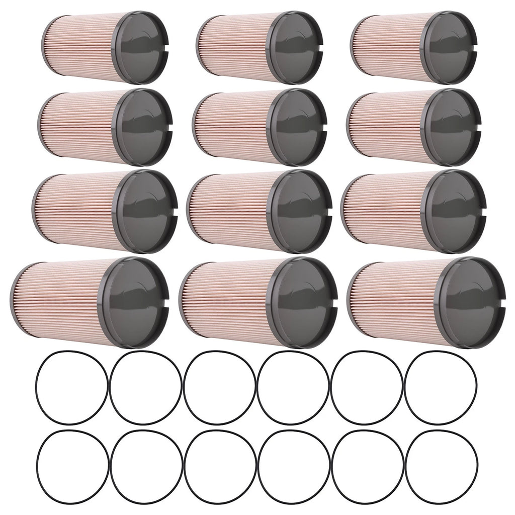Fuel Filter Kit 12 Pack for Peterbilt Kenworth (2015–2017) K37-1029 WF10500