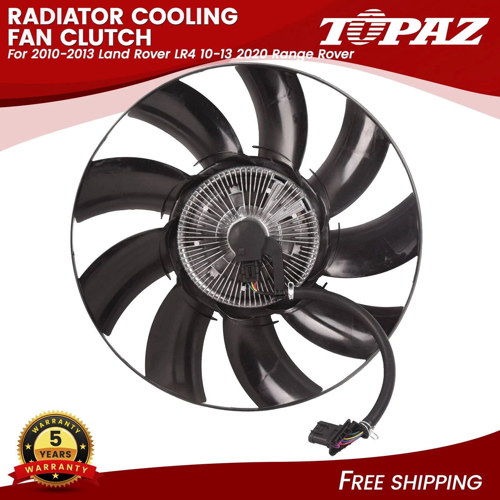 Radiator Cooling Fan Clutch for Land Rover LR4 Range Rover (2010–2013)