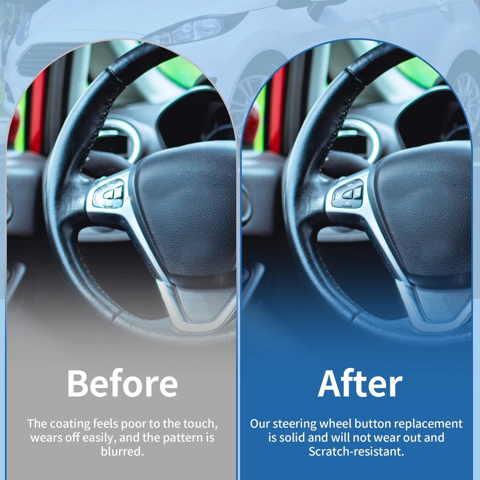 Steering Wheel Buttons for Ford Escort (2013) Right Side ON Button