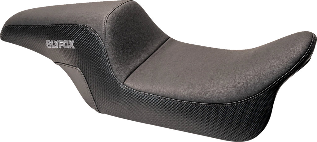 Drifter Seat for FL (2008–2023) - Gray Logo, Smooth Vinyl, Carbon Fiber