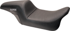 Drifter Seat for FL (2008–2023) - Gray Logo, Smooth Vinyl, Carbon Fiber