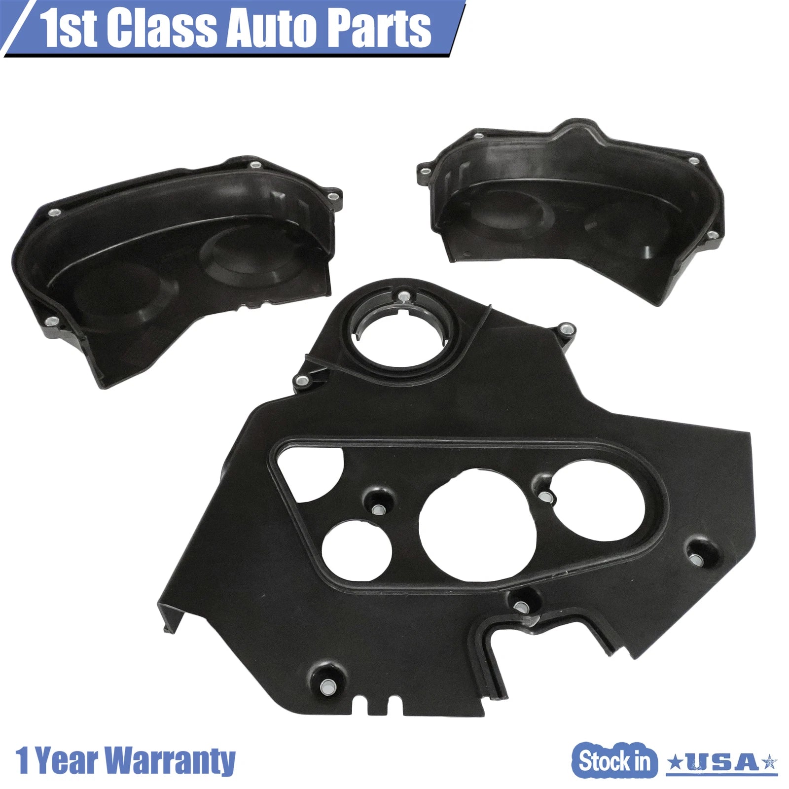 Set of 3 Timing Belt Covers for Kia Sorento (2003-2006)