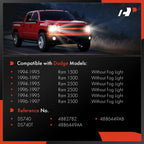 Headlight Switch for Dodge Ram 1500 2500 3500 (1994-1997)