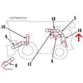 Straw Chopper Drive Belt for John Deere Combine (AMH235564, H235564)