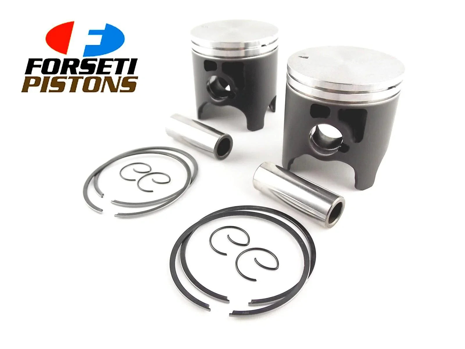 56mm Piston Set with Rings & Clips for Suzuki RGV250 (1989-1995)