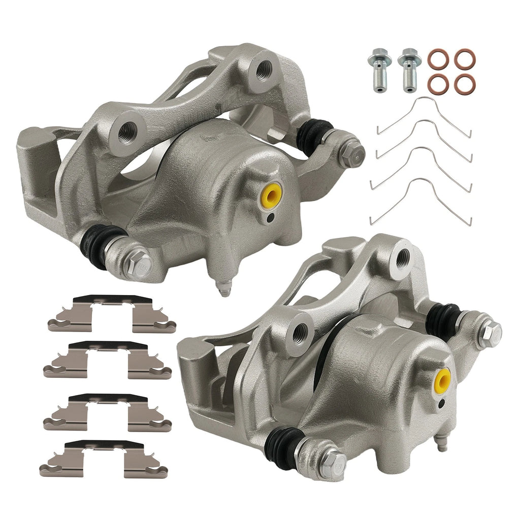 Front L&R Disc Brake Calipers for Nissan March Micra Versa (19B6860, 19B6861)