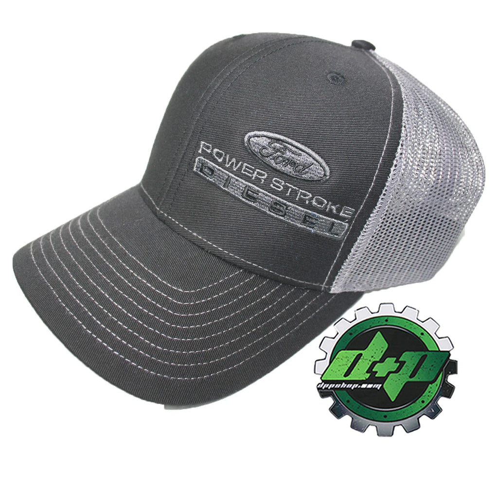 Powerstroke Hat for Ford Truck (Black/Charcoal Gray)