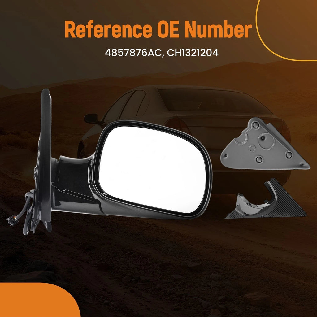Front Right Side Mirror for Dodge Caravan SE (2003-2007) Manual Fold