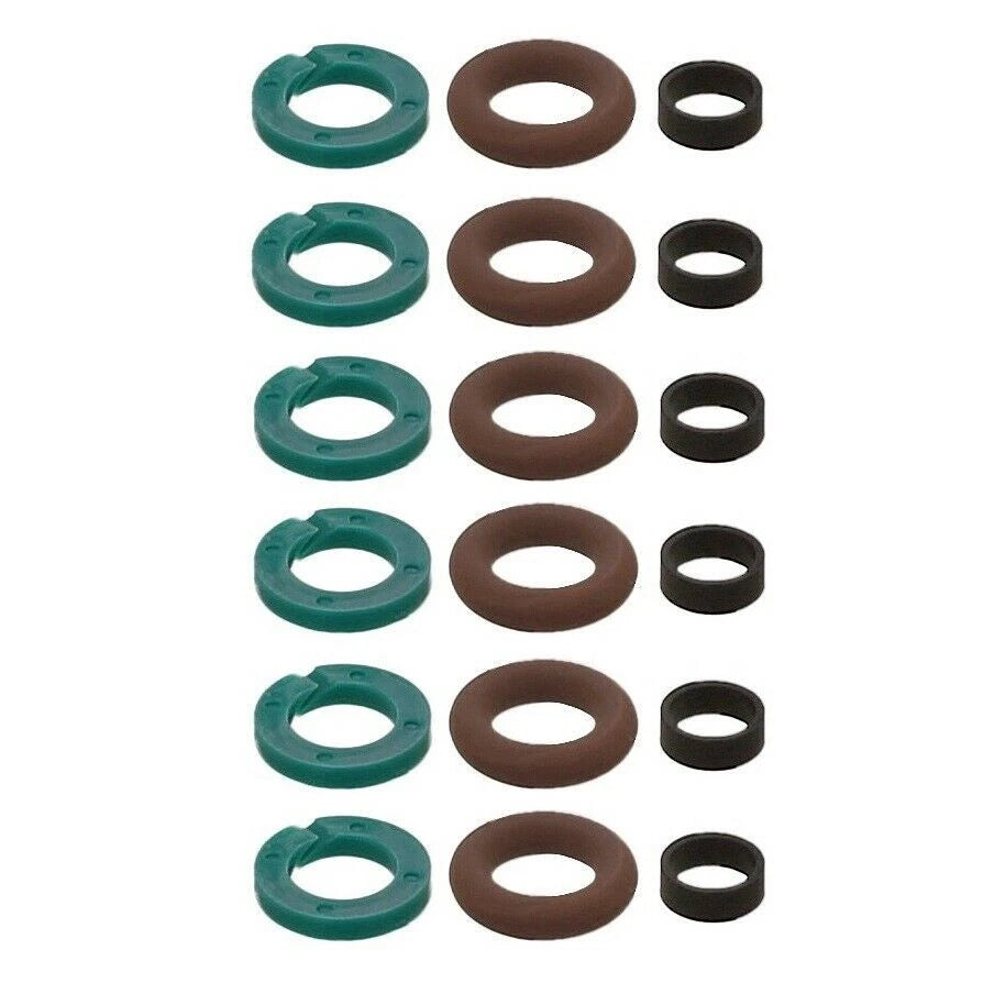 Set of 6 Fuel Injector Seal Kit for Audi A6 A8 Quattro Q7 VW (2000–2023)